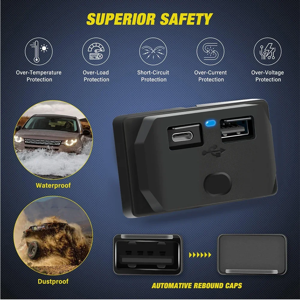 USB Charger Socket 2 Port Power Outlet
