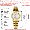 CHENXI Super Hot Sale Luxury Women's Watch Quartz Golden Stainless Steel Small Dial Charm Dress Trendy Wristwatch for Fashion La 6
