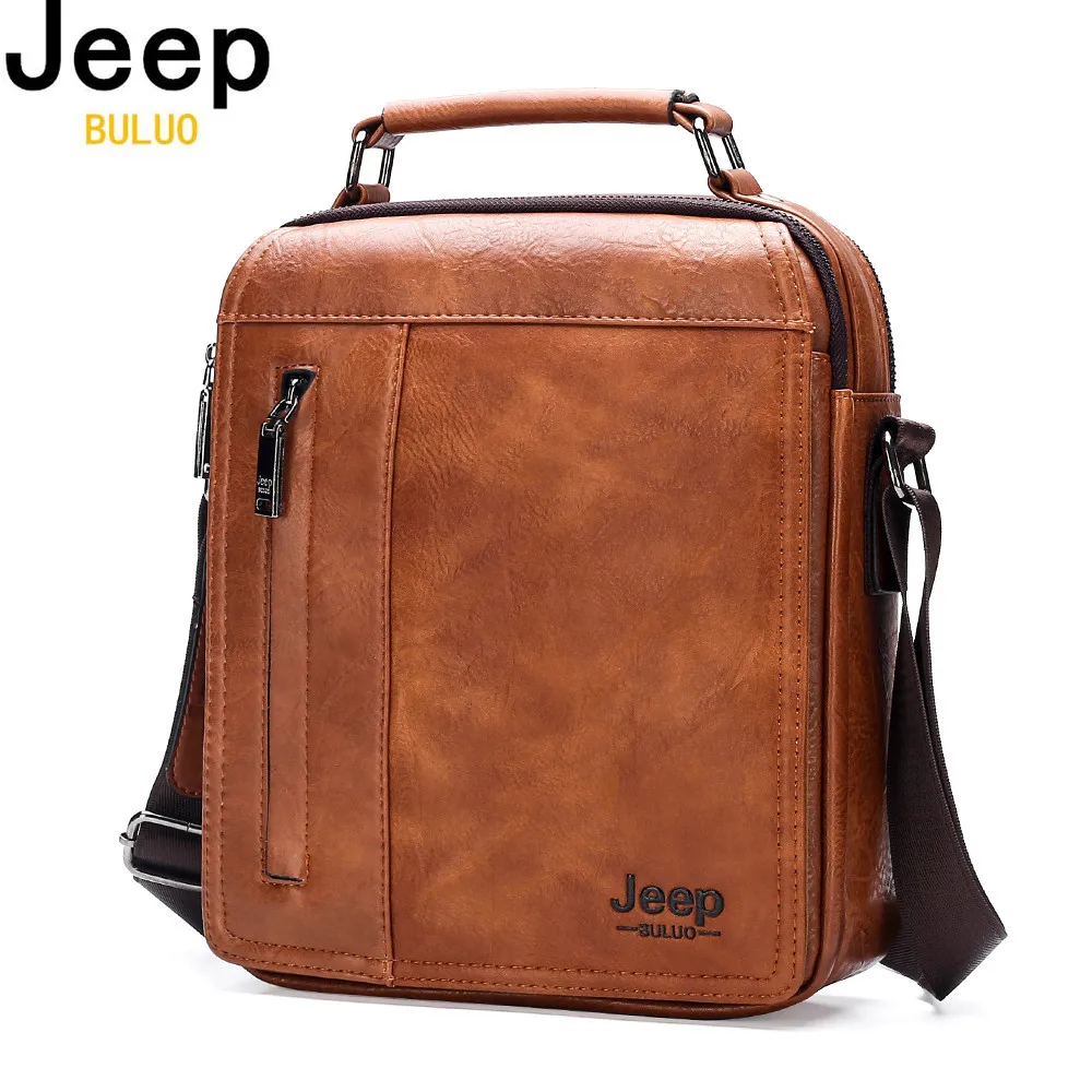JEEP BULUO Brand Men's Messenger Shoulder Bag High Quality Fashion