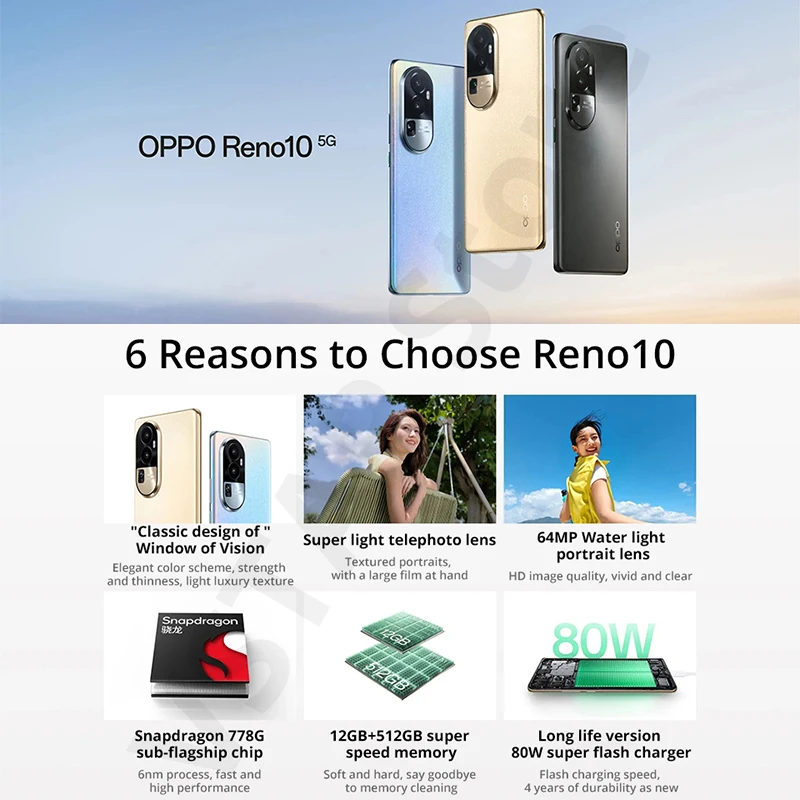 Oppo Reno 10 5G - Price in India, Specifications, Comparison (28th