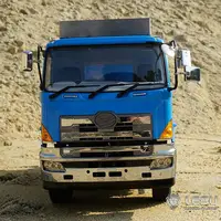 1/14 Mud truck simulation toy 6X6 three-axle full drive differential lock axle hydraulic F frame mud truck model RCLESU 1