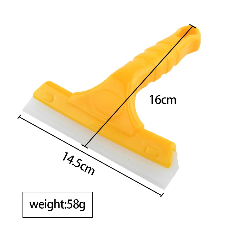 1/2pcs Silicone Water Squeegee Car Vehicle Windshield Window Washing Cleaning Glass Blowing Home Glass Automotive film