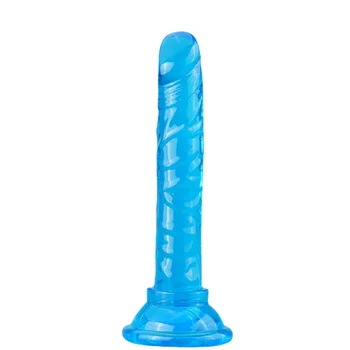Realistische Dildo Anale Masturbator Speeltjes Voor Koppels Crystal Jelly Dildo Zuignap Penis Stak Dildo Phalos Voor Vrouwen Hot 4
