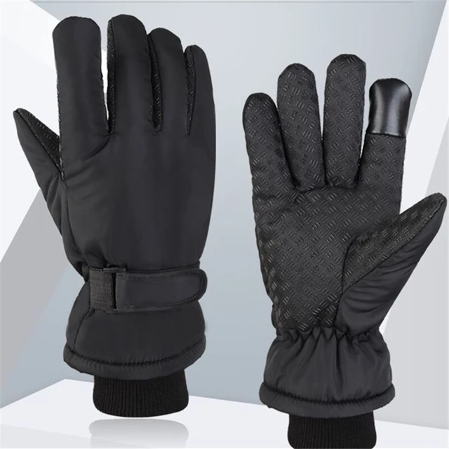 Guanti da sci da uomo guanti invernali impermeabili per mani calde  Snowboard guanti termici da moto in bicicletta sport addensare guanti da  neve - AliExpress