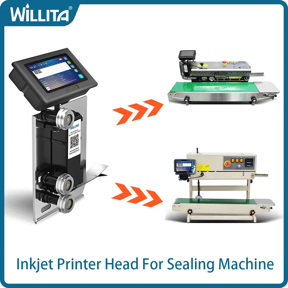 Willita 12.7mm Intelligent Coding Machine for Sealer Expiry Date Label