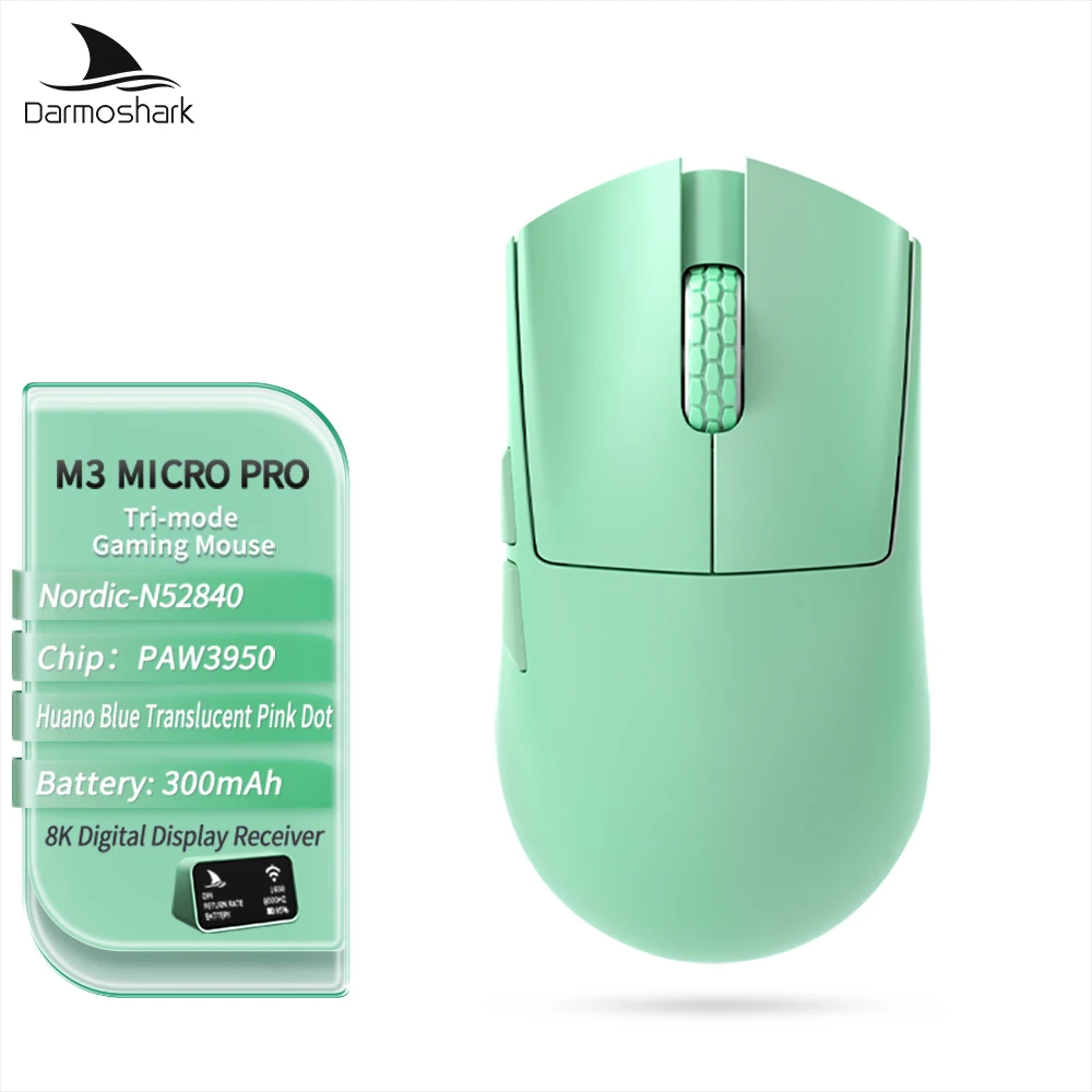 darmoshark m3 micro 新品未開封 Darmoshark M3 MICRO 42g PAM3395 Gaming Mouse – mechkeysshop