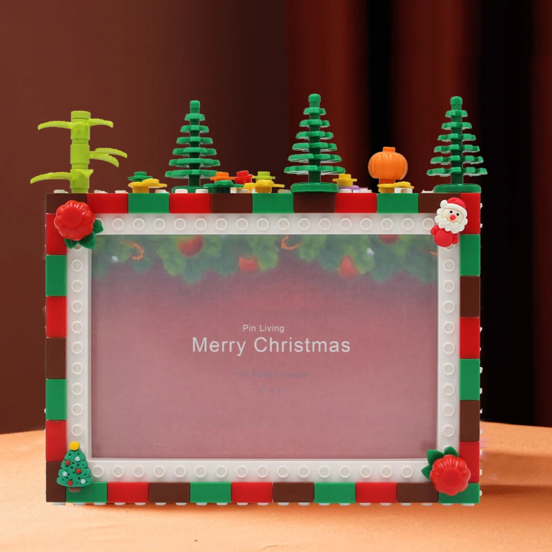 Chiristmas Diy Photo Frame Building Block Frame For Child AliExpress