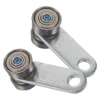 2 Pcs Hanging Wheel Sliding Door Single Roller Trolley High-precision for Strut Channel Steel Wheels 4
