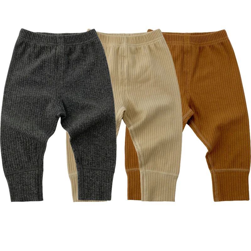 Newborn Baby Pants For Boys Girls Clothing Solid Cotton Stretch Pants