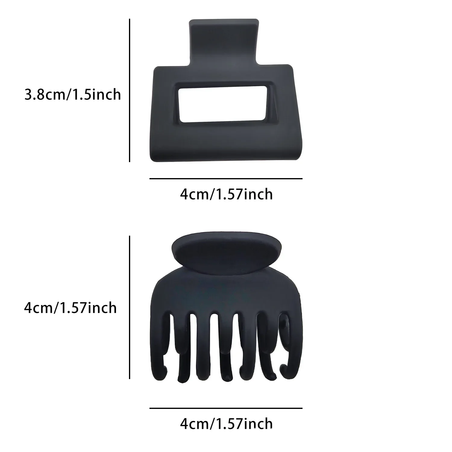 Hair Claw Hair Accessories For Women Girls Double Row Teeth Medium Hair