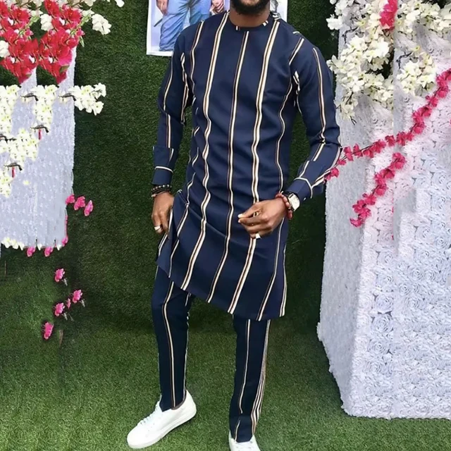 Ebube Long Sleeve Kaftan Outfit - Image 3