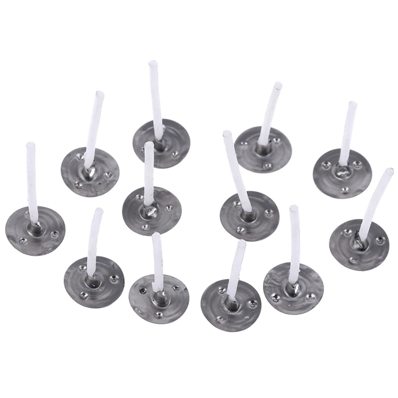 Stoppini Per Lampada NKlaus In Cotone Naturale 100%, 50 Pezzi Da 12 Cm, Filo Piatto Da 10mm, Per Lanterne Feuerhand E Paraffina