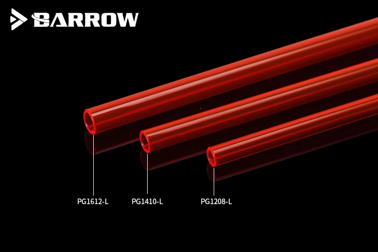 Carrinho de Mão Tubo Petg Rígido Od12 mm 10 Od14 mm Od16 mm Comprimento 50cm Tubo Rígido para Chassis de Refrigeração de Água Peças do - Imagem 5