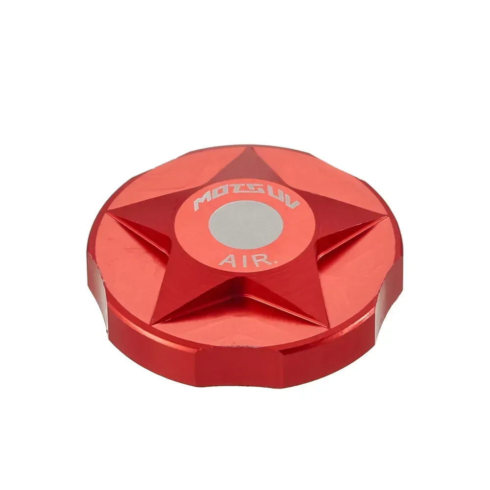 Gasgabelkappe Aus Aluminium Für Manitou, Fox, DT, Rock Shox - 33mm Blau