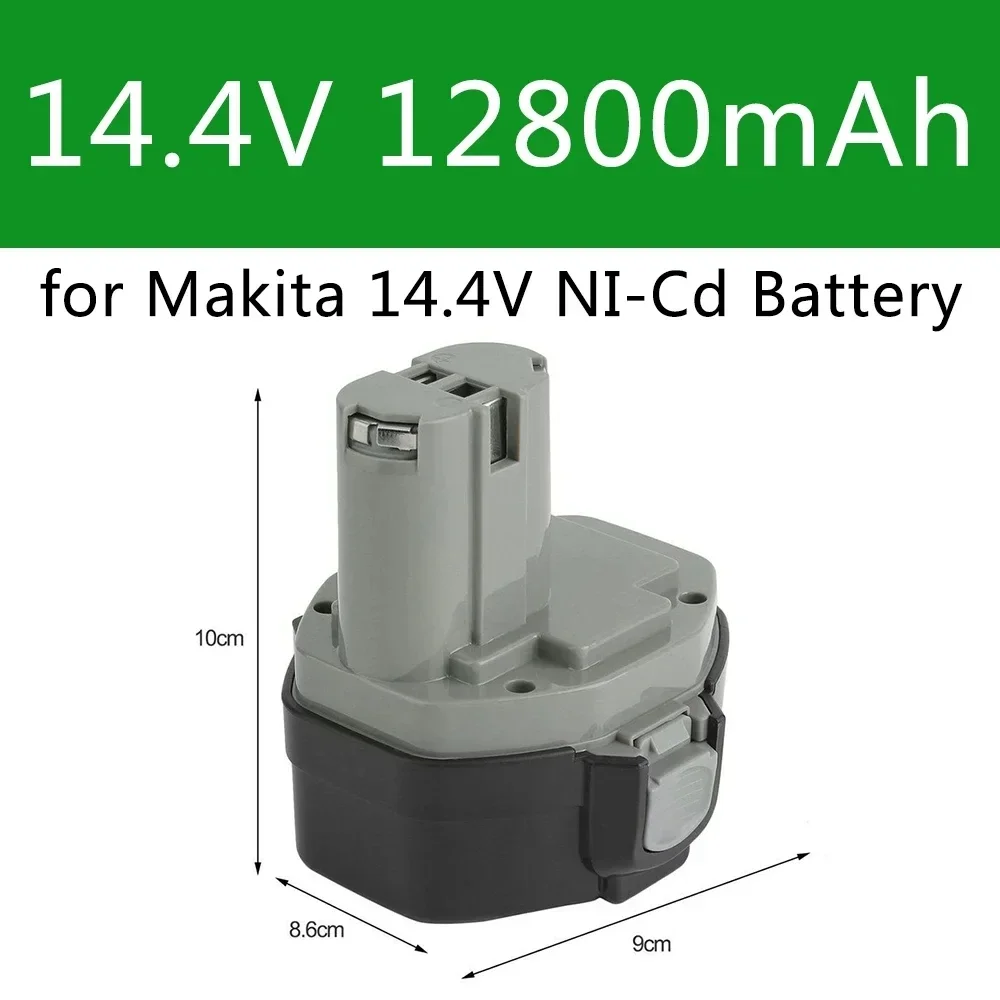 Для Makita 14,4 V ni-mh 12800mAh Сменный аккумулятор для Makita 14,4 V PA14 1420 1422 1433 1434 1435F 192699-A Для Makita 14,4 V ni-mh 12800mAh Сменный аккумулятор для Makita 14,4 V PA14 1420 1422 1433 1434 1435F 192699-A