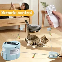 Cross-Border Hot-Selling Automatic Interactive Cat Toy Indoor Chasing Exercise Intelligence Stimulation Pet Manual Automatic Con 2