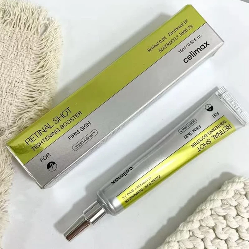 Nuova Crema Contorno Occhi Originale Celimax Vita A Retinol Idratante 15ml, Siero Viso 30ml, Prodotti di Bellezza Coreani per una Pelle Radiosa e Duratura