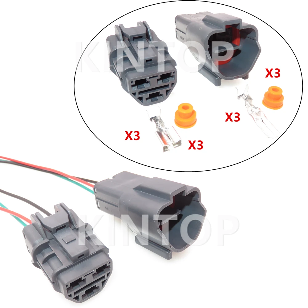 

1Set 3 Pins Excavator Throttle Motor Sensor Wire Cable Connector 7123-6234-40 7222-6234-40Auto Male Female Sealed Socket Starter