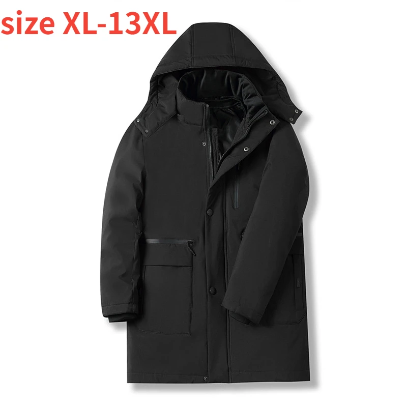 

New Arrival Fashion Suepr Large High Quality Down Jacket Male Detachable Liner Thickened Casual Plus Size XL-10XL 11XL 12XL 13XL