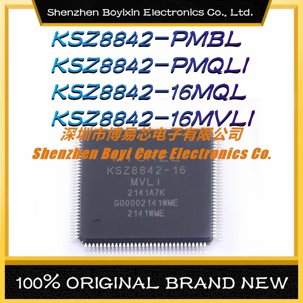 KSZ8842-PMBL KSZ8842-PMQLI KSZ8842-16MQL KSZ8842-16MVLI New Original Authentic Ethernet Chip IC new lan8720a cp tr lan8700c aezg tr original and authentic transceiver ethernet chip