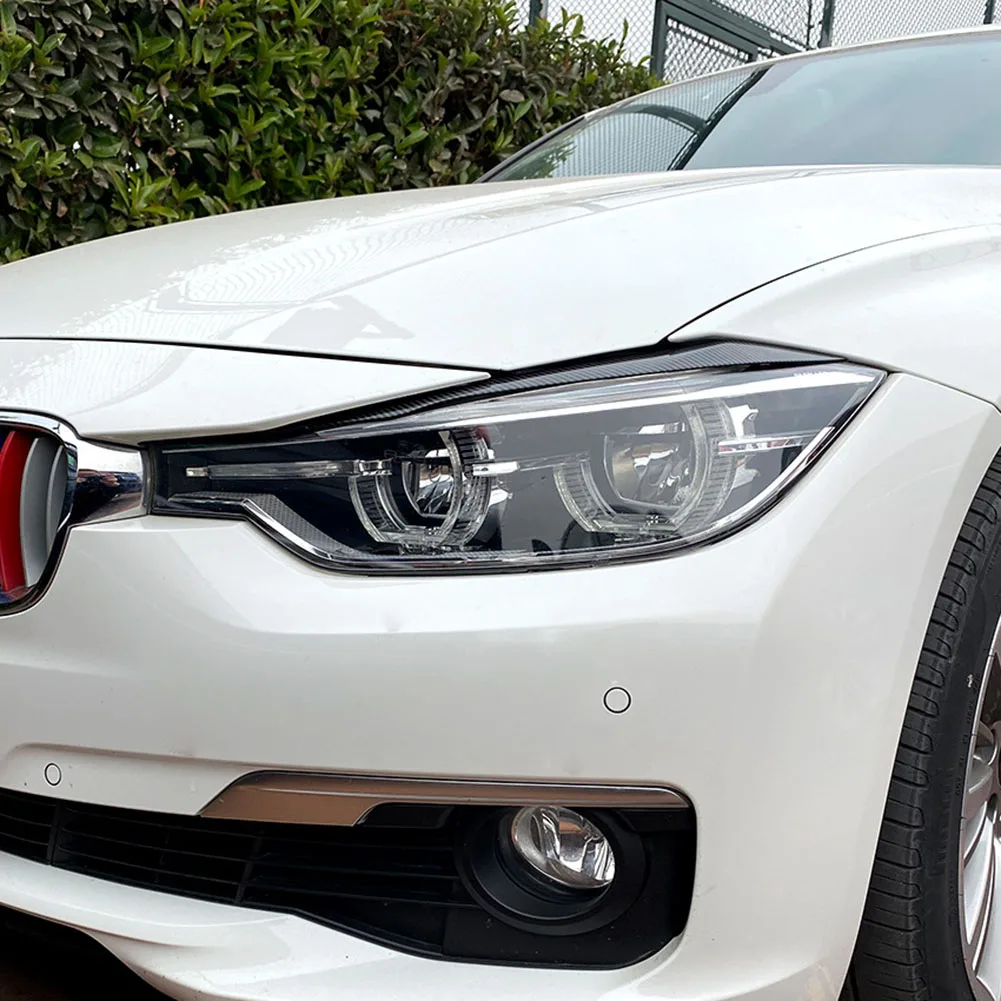 

Автомобильные наклейки, чехол для фары для BMW 3 серии F30 седан F31 Wagon 10,2011-07,2018, углеродное волокно, долговечная, устойчивая к УФ-излучению