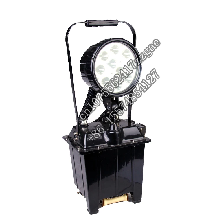 Rechargeable Battery FW6102 30W DC24V Explosion Proof Movable Working Outdoor Portable LED light Lamp solar film hand held explosion proof membrane s r portable car mem a top