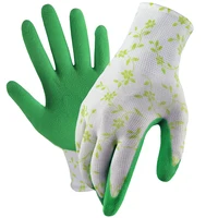 Women's Garden Gloves, Breathable Foam Latex for DIY