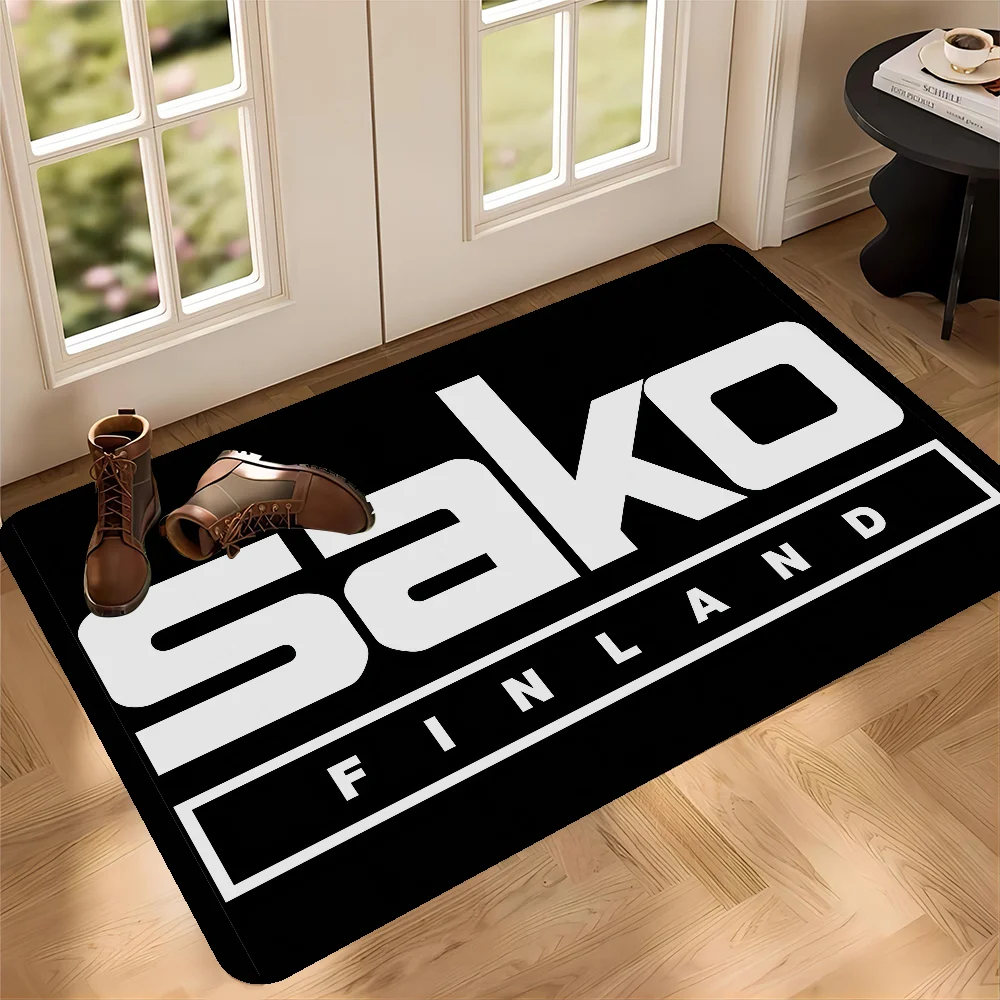 T-Tikka By S-Sako Logo Door Mat Washable Non-Slip Living Room Sofa Chairs Area Mat Kitchen Welcome Doormat 6