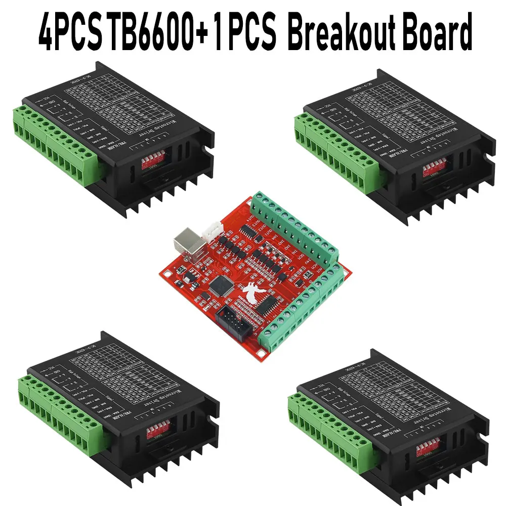 Driver Motore Passo-Passo TB6600 4A 9-40V | Controller CNC 1 Asse Micro-step