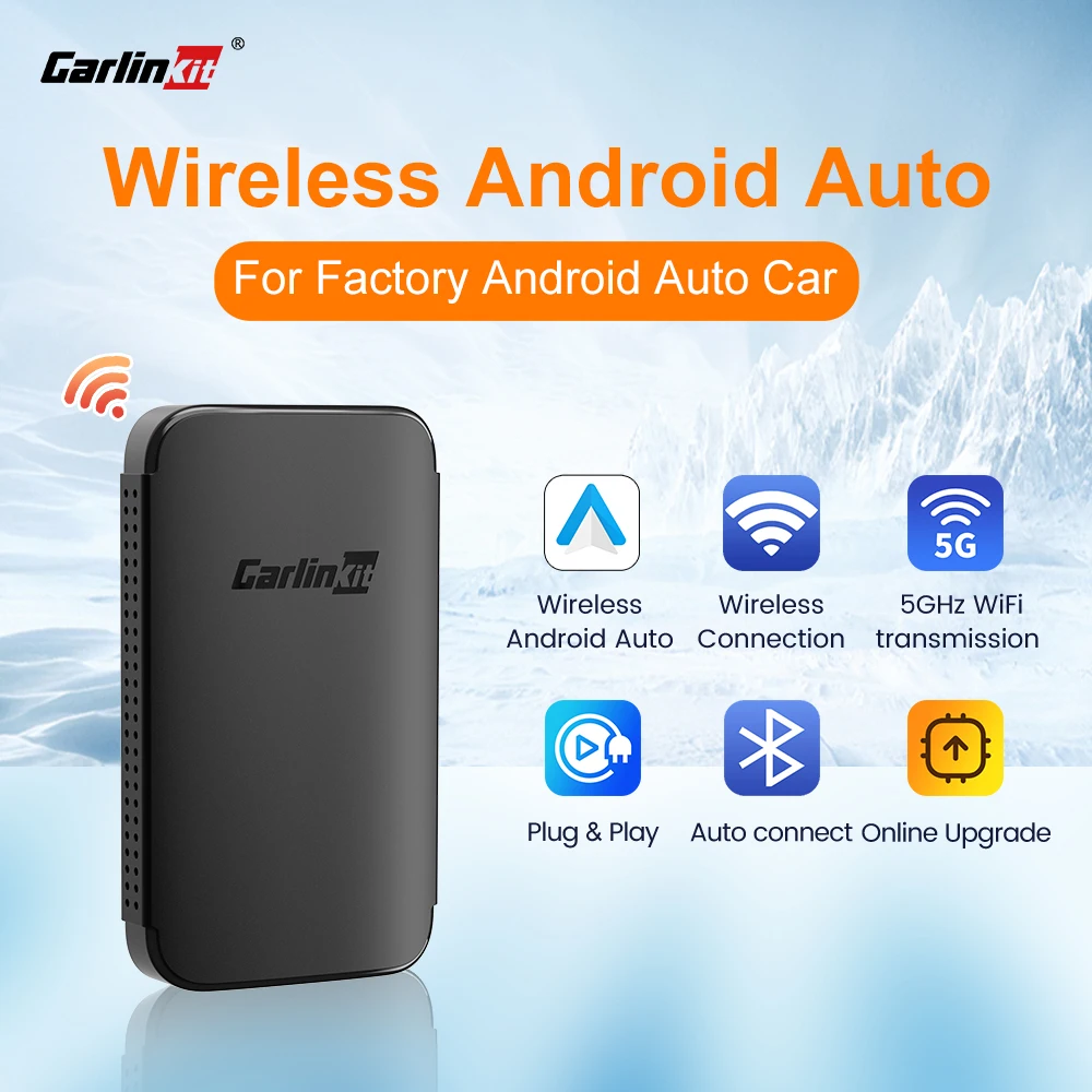 A2A CarlinKit 4 Android Auto Wireless Plug & Play Auto-Connect