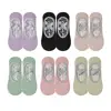 Anti-Slip Yoga Socks for Women - Breathable Backless Grip Socks for Ballet, Pilates, Barre & Dance Non-Skid Sports Socks 6