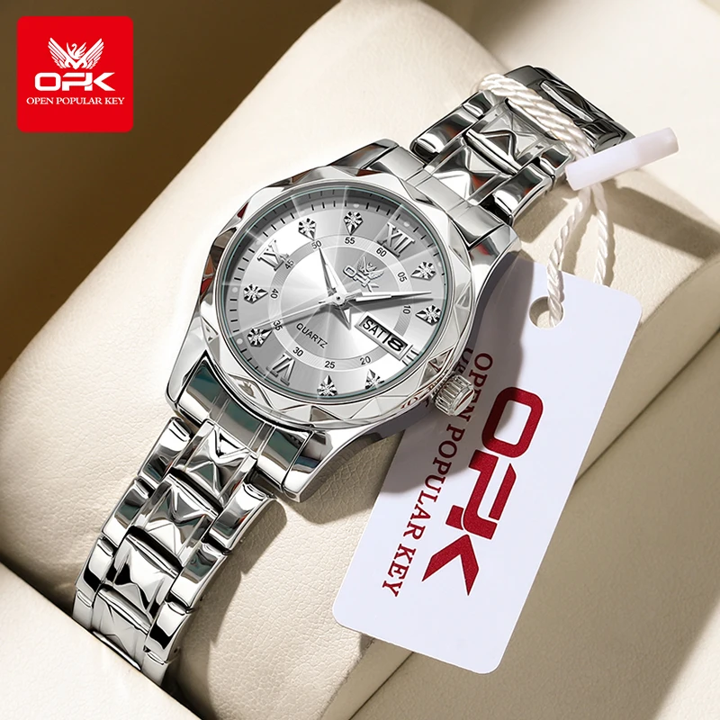 Elegant Women's Quartz Watch - Stylish Luminous Design, Waterproof with Day-Date Feature, Perfect Gift in a Beautiful Box