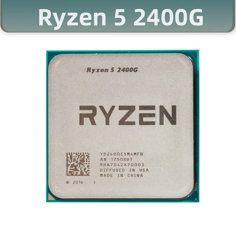 

ЦП R5 2400G 3,6 ГГц четырехъядерный восьмипоточный процессор 65 Вт YD2400C5M4MFB разъем AM4 ryzen