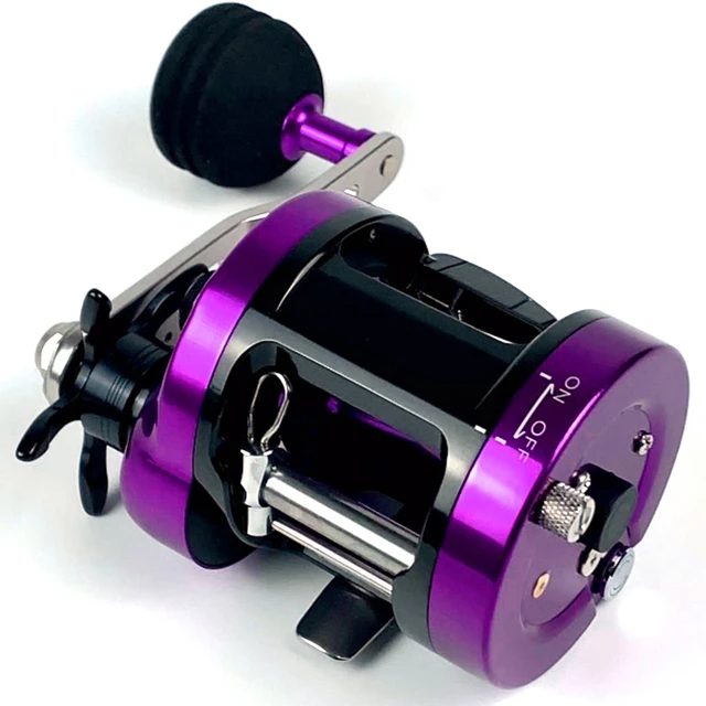 Topline Tackle Slow Jigging Reel Saltwater Fishing High Speed 6.0:1 Narrow  Spool Sea Right Left Handle Drum Fishing Jig Reel - AliExpress