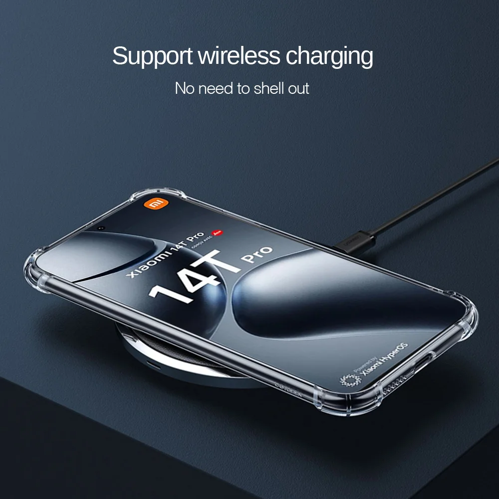 Crystal-Clear Soft TPU Silicone Phone Case - Transparent Shell