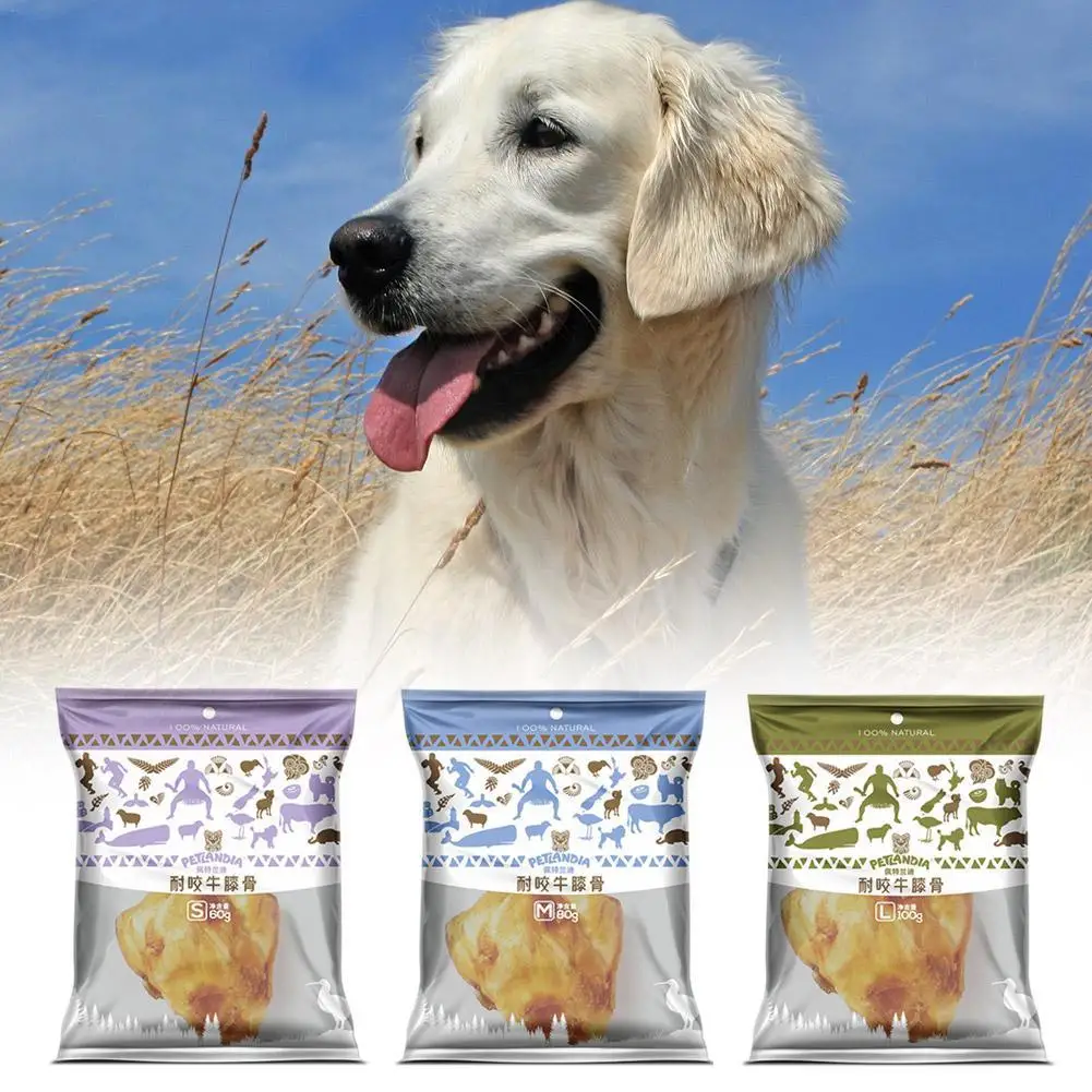 Dog Treats Cow Kneecaps For Large,Medium And Small Dogs Quality Tooth Cleaning Bone And Dog Grinding Stick Pet Supplies