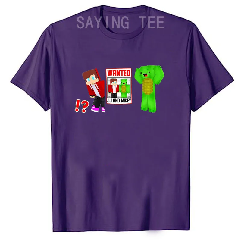 JJ and Mikey Wanted!? Premium T-Shirt Humor Funny Video Gamer Graphic Outfit Boys Fashion Saying Tee Novelty Gift gaming clothes Sa1191f5c9fa64a86a041f0424c2babfco