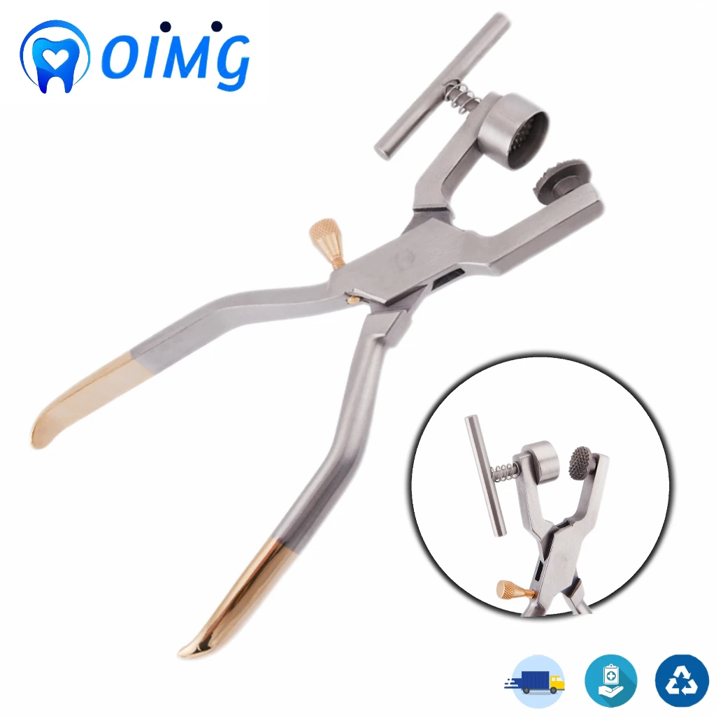 

Dental Bone Crusher Forceps with Titanium Head Dentist Surgical Plier Tool Instrument Medical Instruments Dentistry