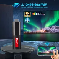 TV98 ATV Mini TV Stick Android 14 TV Stick HDR Set Top Box 8K Video WiFi 2.4/5G Streaming Smart TV Box for Network Media Player - Image 3