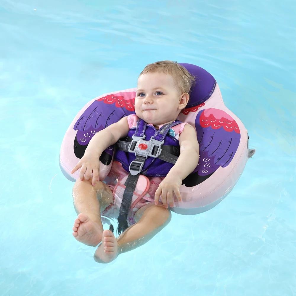 Mambobaby New Baby Float Swimming Rings Swim  Floats Infant Floater  Pool Accessories Toddler Toys Swim Trainer Non-Inflatable 2