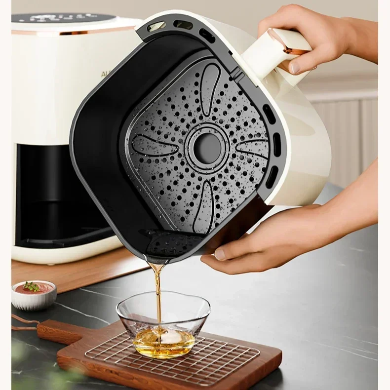 Household Air Fryer Intelligent LCD Touch Screen, Multifunctional, Fully Automatic Oven with Integrated Motor. 4