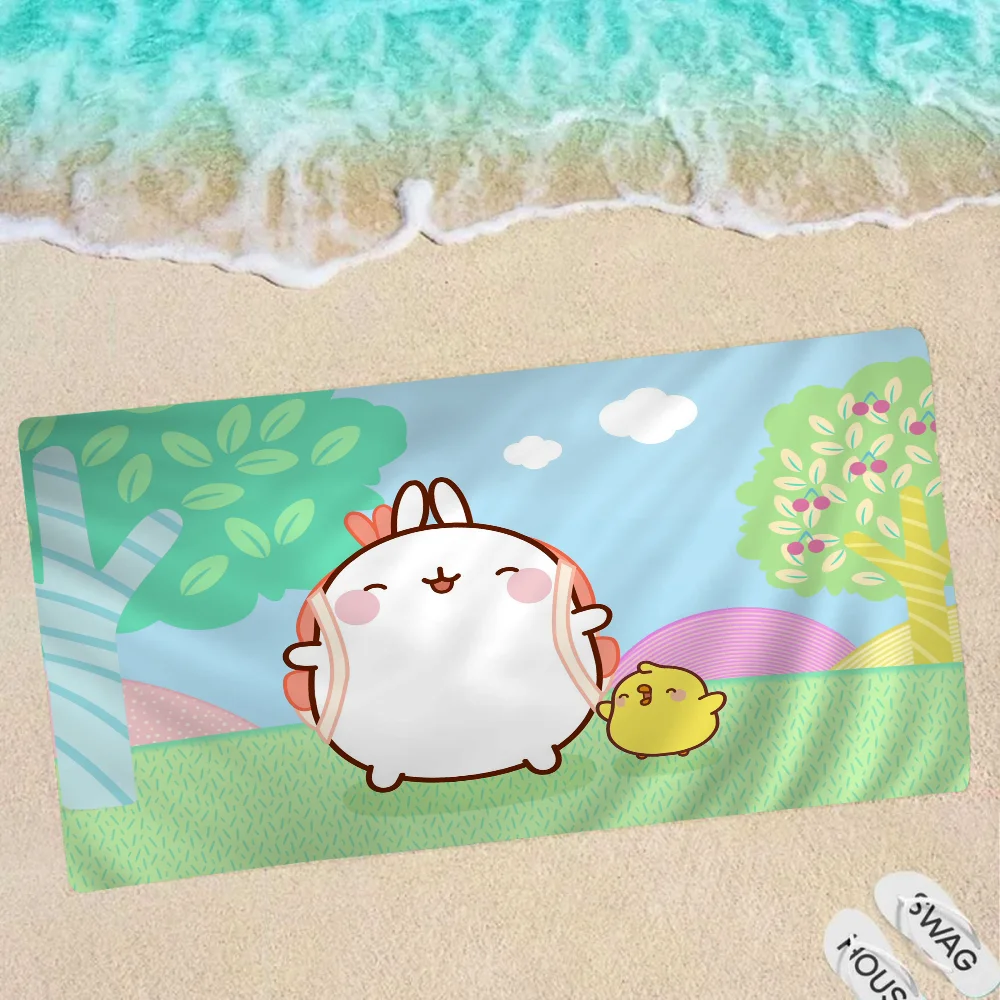 Molang Big Microfiber Beach Towels Quick Dry Towel Sand Beach Towels Pool Towel For Travel Swim Pool Yoga 4