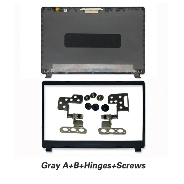 Enhanced Laptop LCD Back Cover with Screen Bezel and Hinges