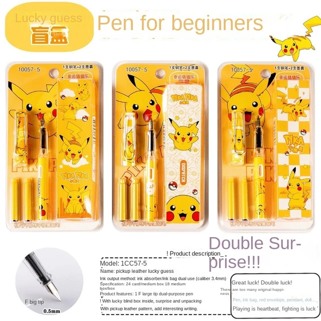 Pokemon Genuine Joint Cartoon Game PLATINUM Eevee F-tip Student Pen Special  Pen for Practice Calligraphy Stationery BirthdayGift - AliExpress