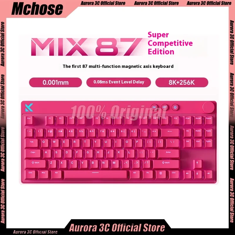 Mchose Mix87 Magnetic Swtich Keyboard Wired Gaming Keyboard 8K+