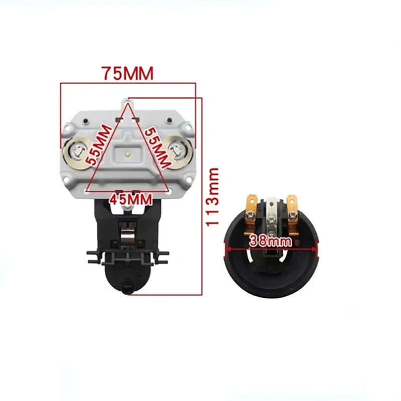 Electric kettle temperature controller power connector coupler switch accessories