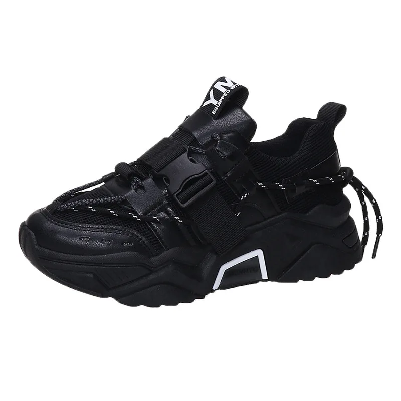 Casual Women Sneakers High Heels Platform Tennis Sports Autumn Winter Thick Bottom Walking 2021 New Breathable Vulcanized Shoes 