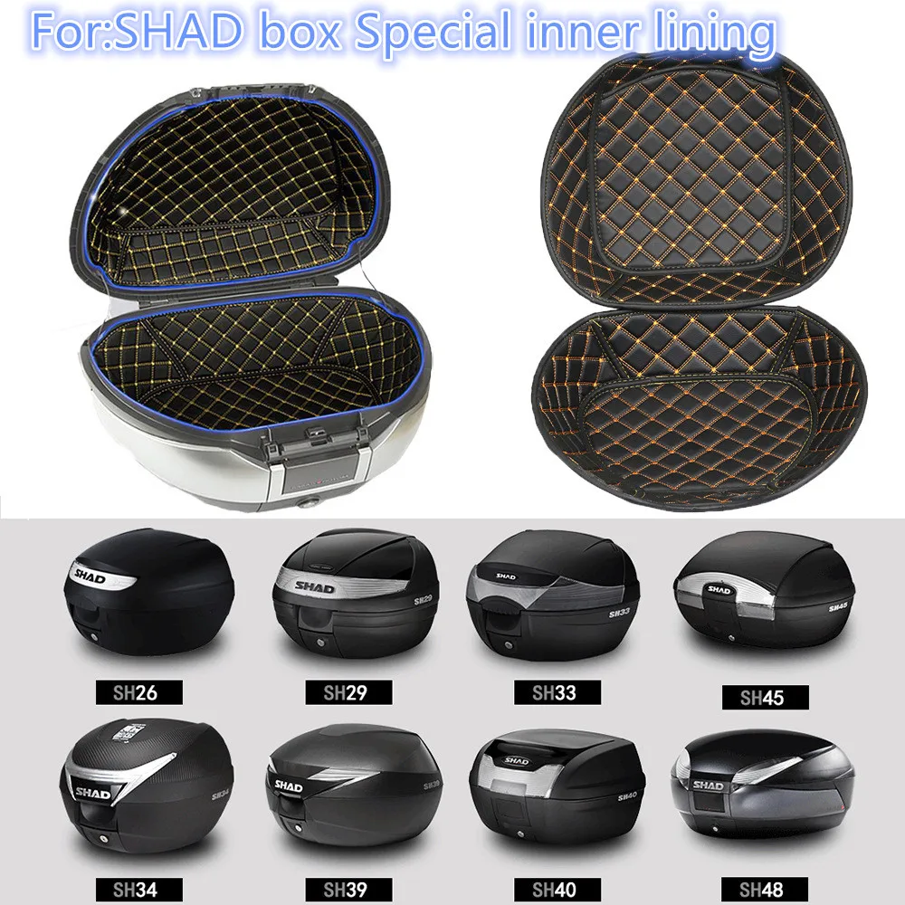 Motorcycle trunk protector For SHAD tailbox SH45 SH48 SH33 SH34 SH39 SH40 Motorcycle trunk case Tail case Luggage inner box Liner protector Lining top case
