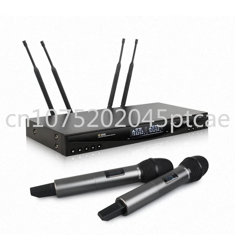 

High-end Series of Singing Wireless Microphone for Classroom 2 Channels UHF Wireless Microphone Cardioid ST-9320S CN;GUA STABCL