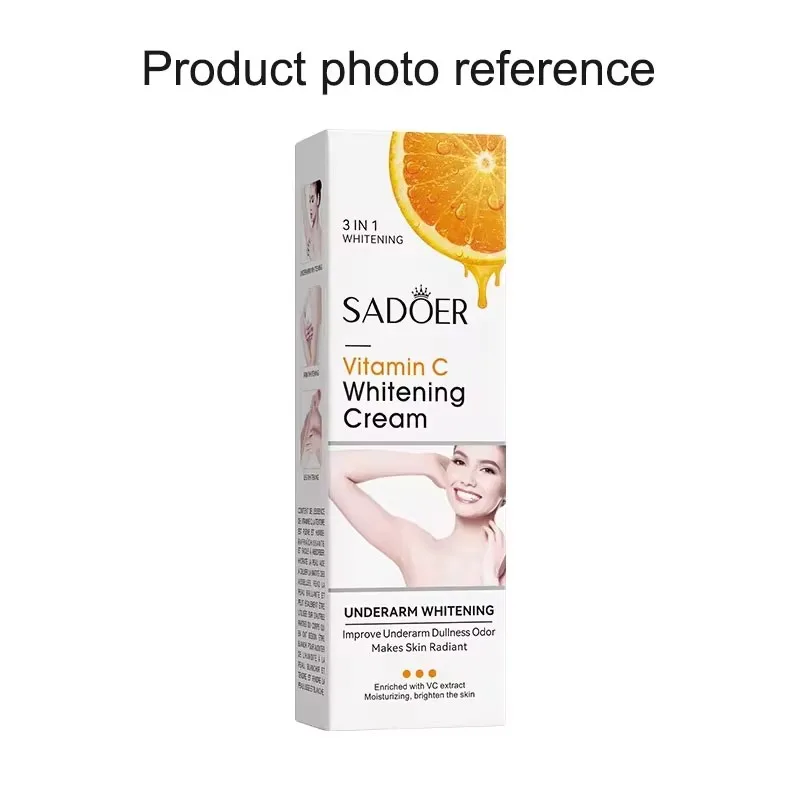 Vitamin C Whitening Body Cream Brightening Underarm Skin Cream Elbows Knee Moisturizing Whitening Body Cream.